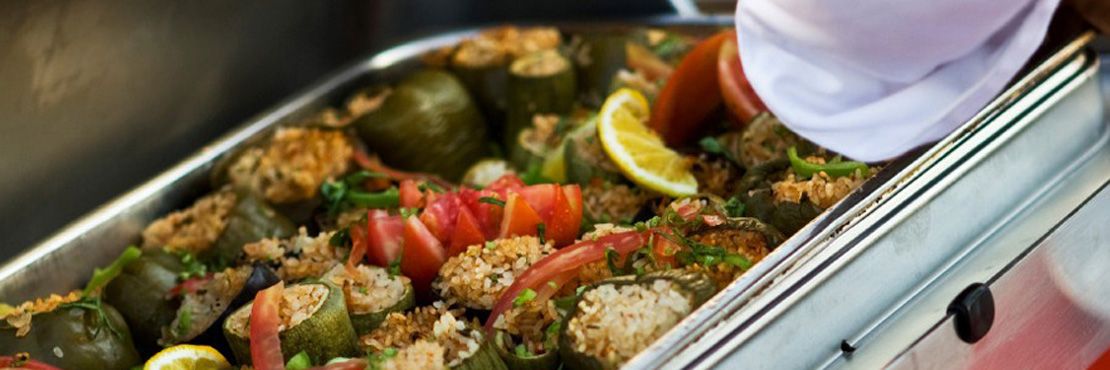BBQ Buffet London Caterer | Chaffing Dish Vegetable