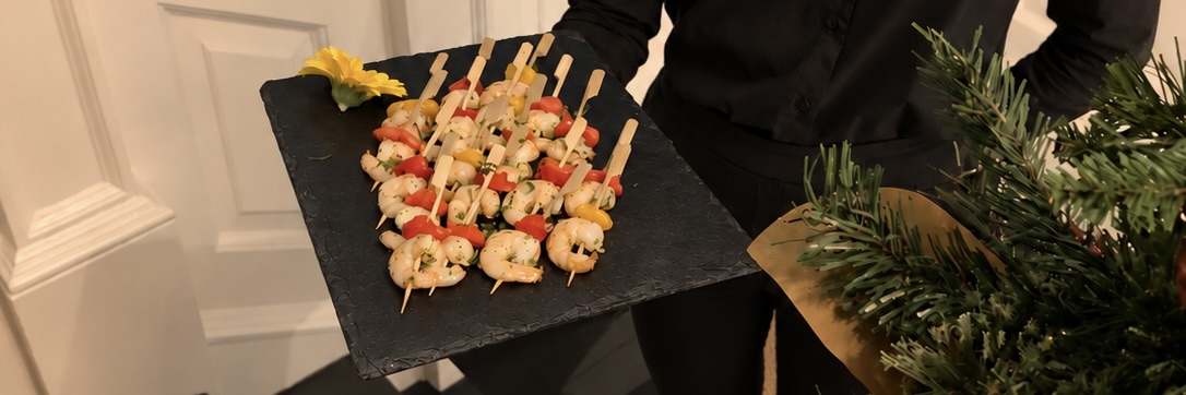 Canape Prawn Brochette Hackett