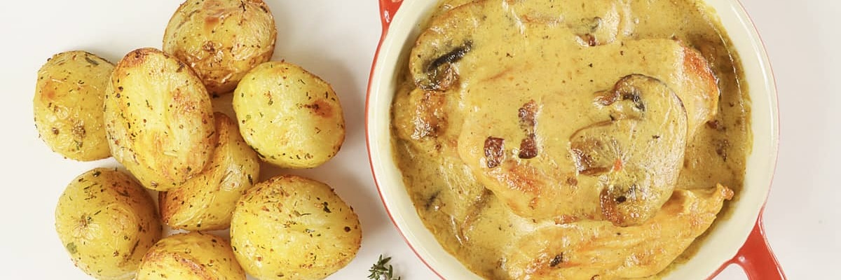 Hot Buffet Chicken Creamy Mushroom