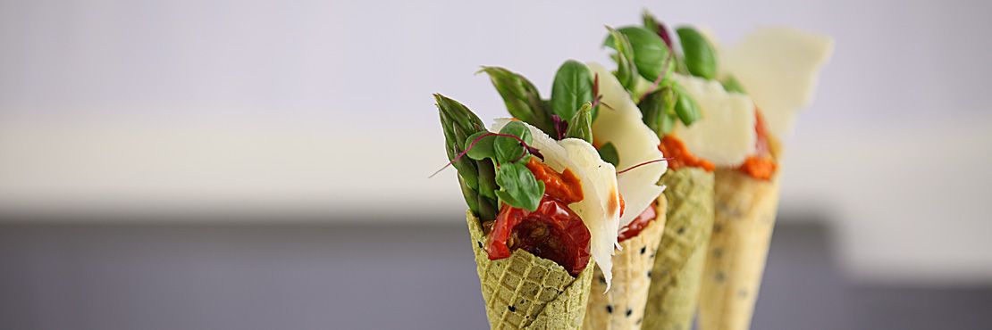 Canape Catering London Cold Asparagus Cone